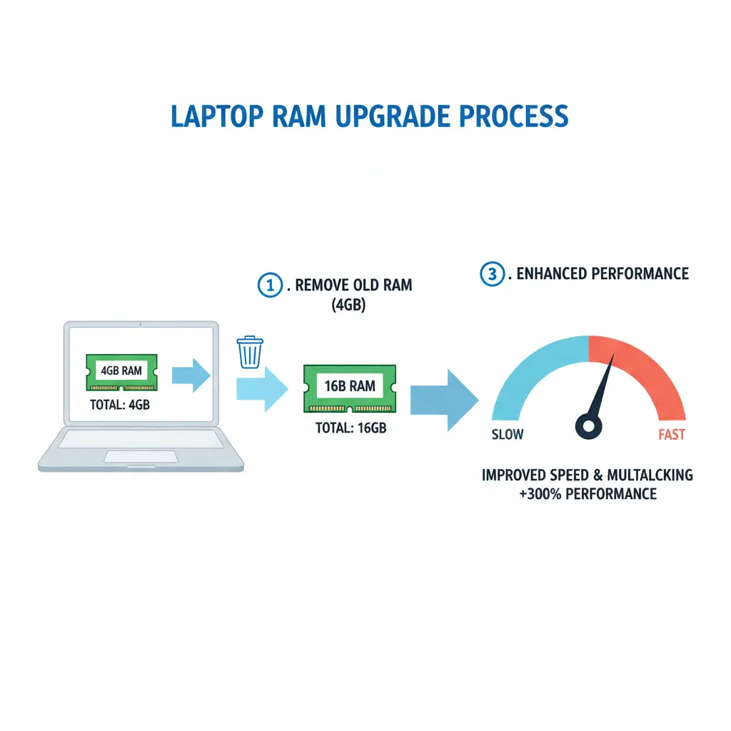 Can I Upgrade My Laptop RAM from 4GB to 16GB