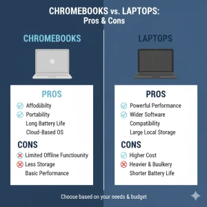 Chromebook vs Laptop for Students – Pros and Cons