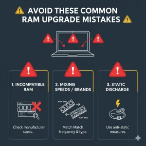 Common Mistakes to Avoid When Upgrading RAM