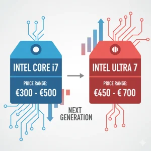 Price Comparison Intel Core i7 vs Ultra 7