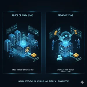 The Role of Hashing in Blockchain Consensus Mechanisms